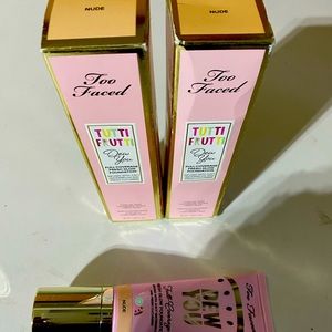 Too Faced Tutti Frutti Dew You Fresh Glow Foundation x2 - color Nude 🍉🥒🥰